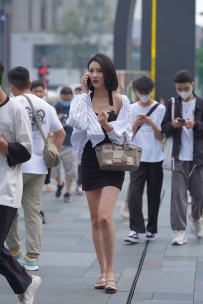 【精选街拍】Vol.2838 优雅黑色连衣裙 [82P-985MB]