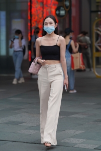 【精选街拍】Vol.2800 显瘦阔腿裤 [81P-900MB]